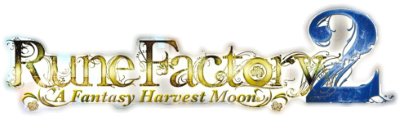 Rune Factory 2 title screen for Nintendo DS
